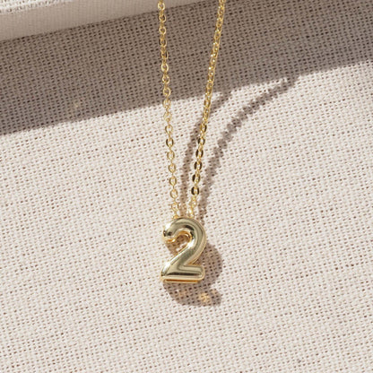 Number Pendant For Love Charms Made Of Copper