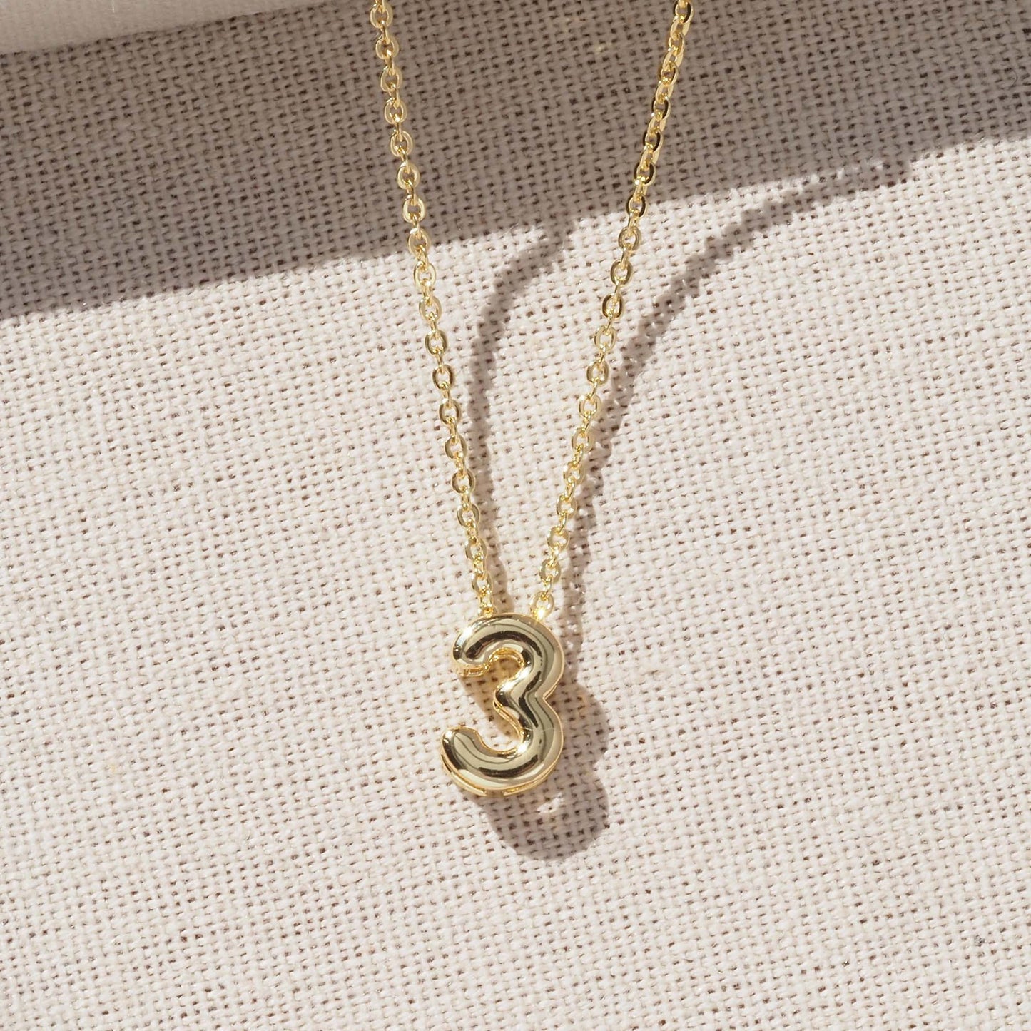 Number Pendant For Love Charms Made Of Copper