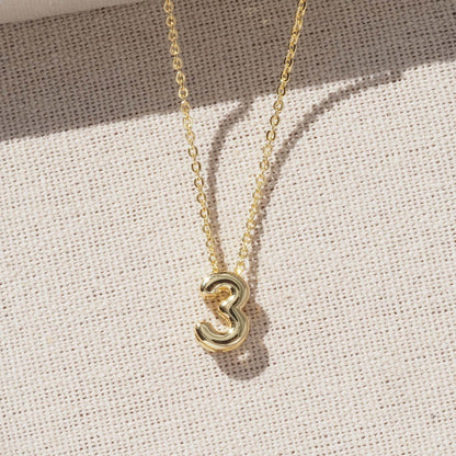 Number Pendant For Love Charms Made Of Copper
