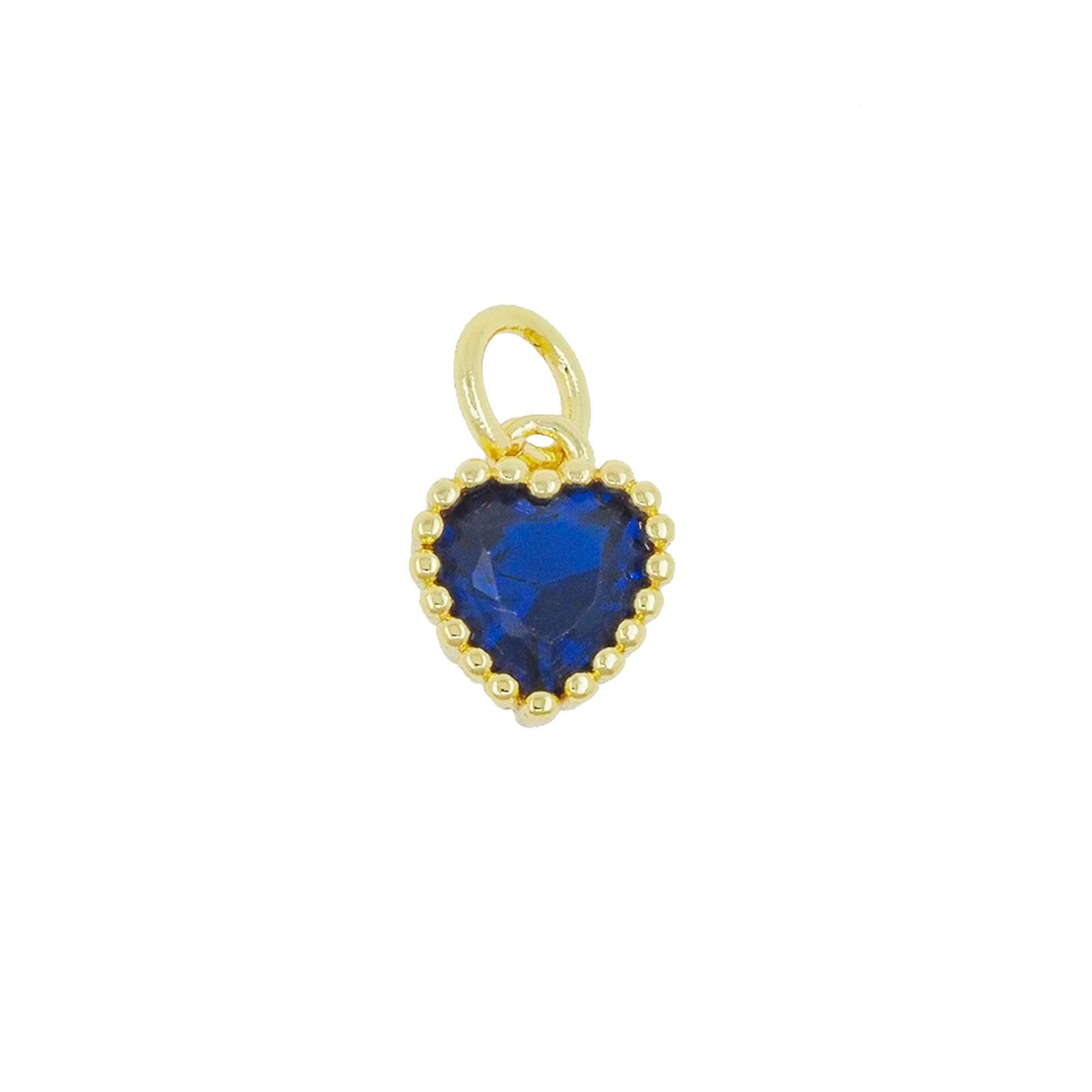 Heart Shape Pendant For Love Charms In Golden Copper