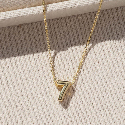 Number Pendant For Love Charms Made Of Copper