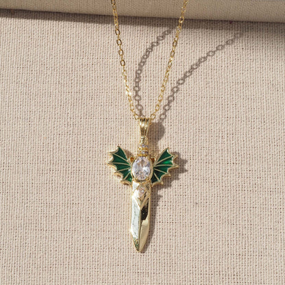 Angel Wings Pendant For Love Charms Featuring Enamel Craft