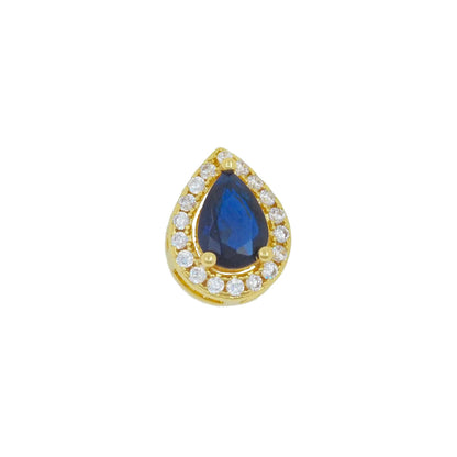 Golden Copper Water Droplets Pendant For Love Charms, 1 Piece