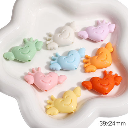 Fox Acrylic Love Charms Jewelry Accessories
