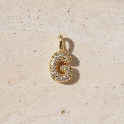 For Love Charms Golden Copper Pendant Featuring Electroplated Finish With Birthstone Inlay