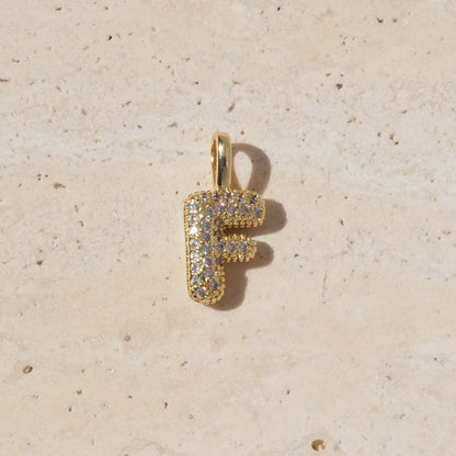 Golden Copper Water Droplets Pendant For Love Charms, 1 Piece