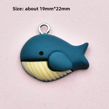 Resin Rabbit Love Charms Pendant In Colour, Perfect Hanging Decoration