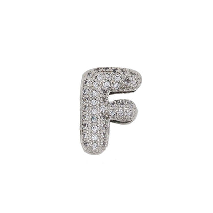 For Love Charms Copper Bracelets With Electroplated Gold Plating Featuring Zircon Inlay In Golden
