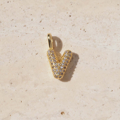 Golden Copper Water Droplets Pendant For Love Charms, 1 Piece