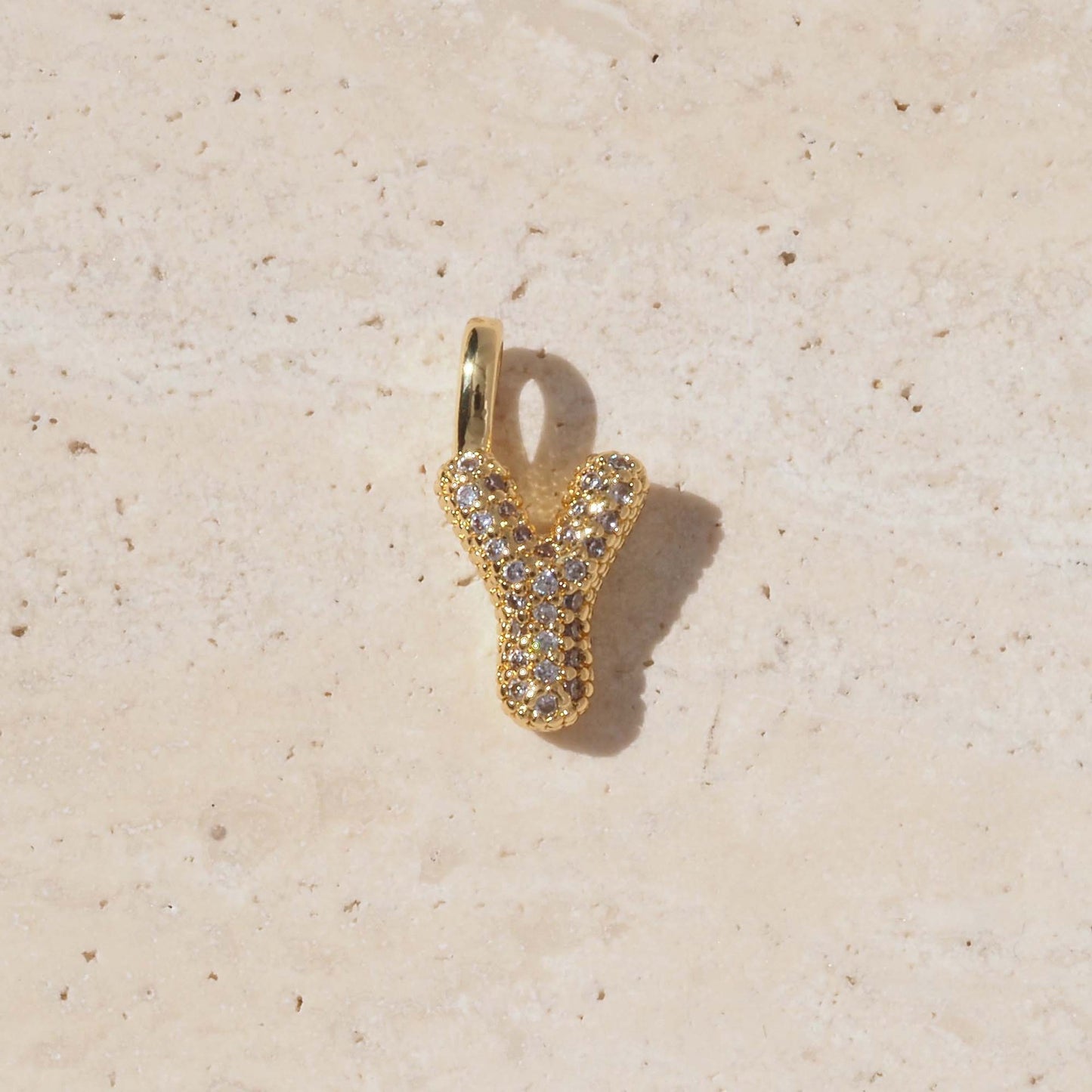 Golden Copper Water Droplets Pendant For Love Charms, 1 Piece