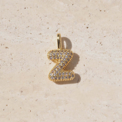 Golden Copper Water Droplets Pendant For Love Charms, 1 Piece