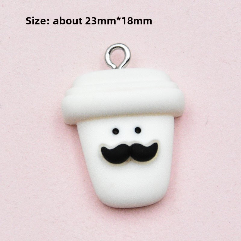 Resin Rabbit Love Charms Pendant In Colour, Perfect Hanging Decoration
