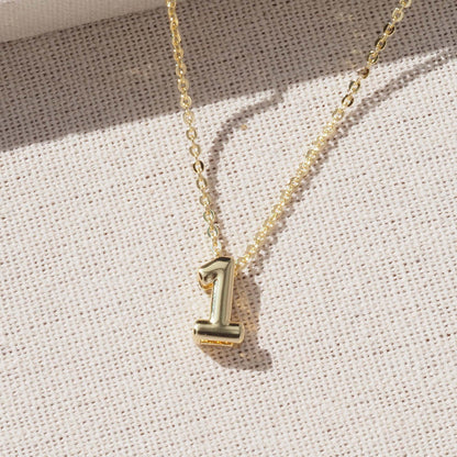 Number Pendant For Love Charms Made Of Copper