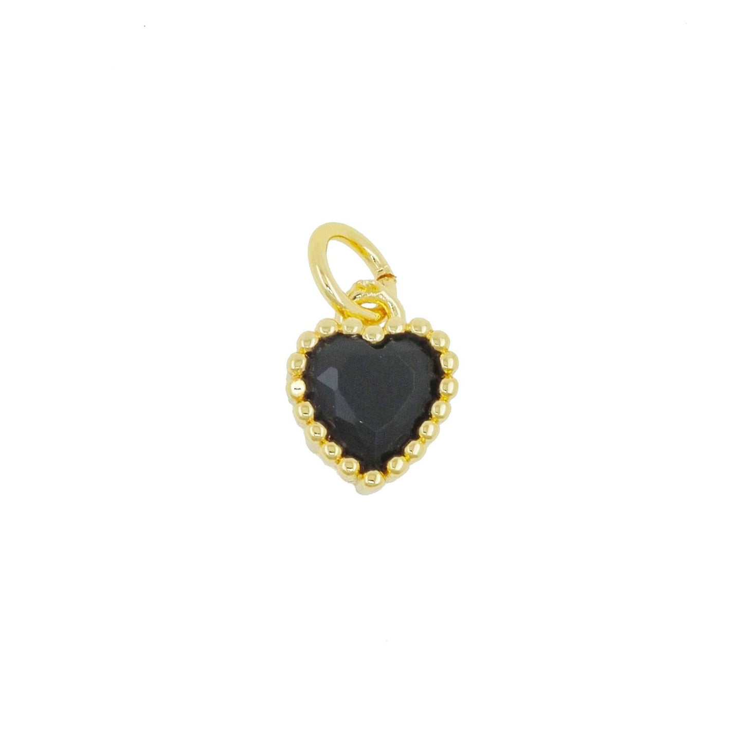 Heart Shape Pendant For Love Charms In Golden Copper