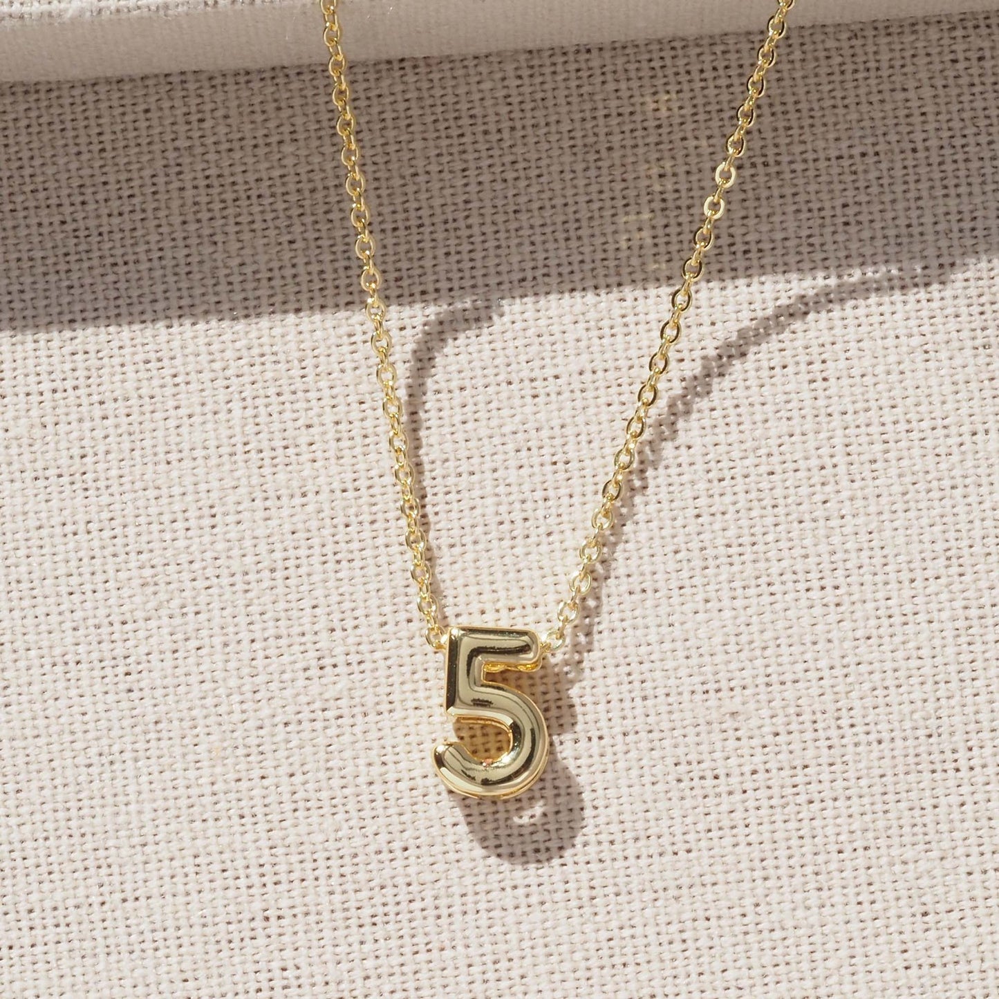 Number Pendant For Love Charms Made Of Copper