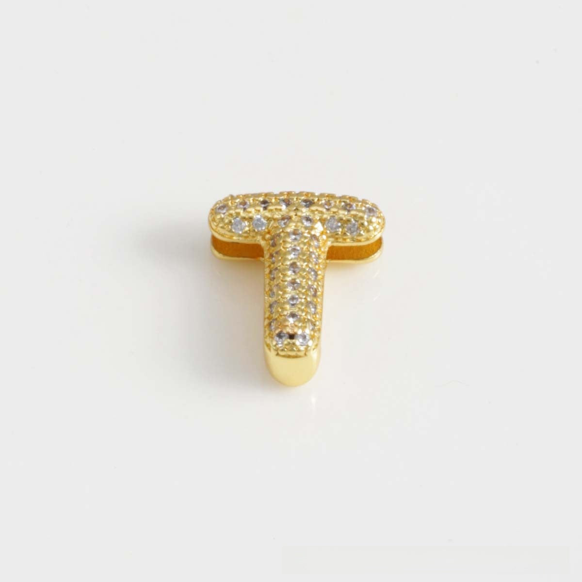 For Love Charms Copper Bracelets With Electroplated Gold Plating Featuring Zircon Inlay In Golden