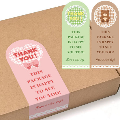 Little Bear Love Charms Set With 50 Pieces, Perfect For Card Stickers And Craft Projects