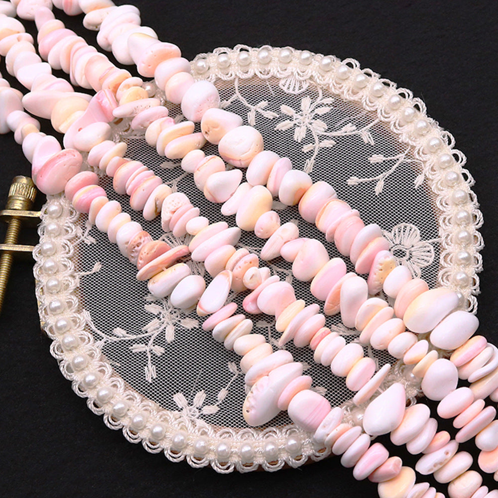 Love Charms Shell Beads For Jewelry Making, Featuring Natural Shell Material Perfect For Crafting