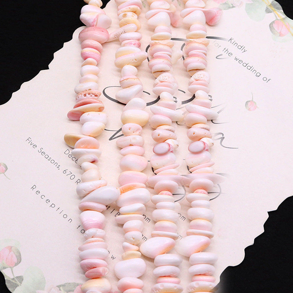 Love Charms Shell Beads For Jewelry Making, Featuring Natural Shell Material Perfect For Crafting