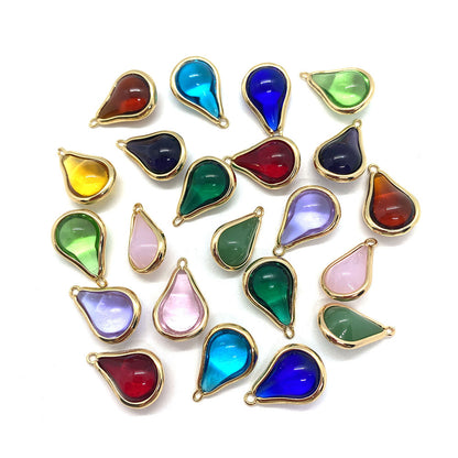Water Droplets Suncatcher Raw Material Featuring Love Charms For Unique Jewelry Making