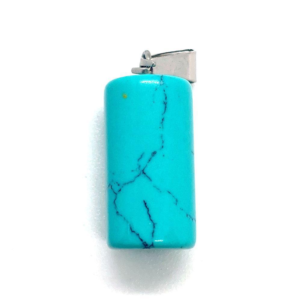 Natural Stone Pendant Featuring Love Charms For Jewelry Making