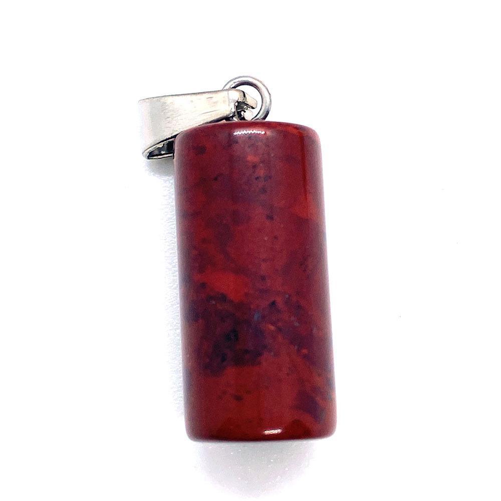Natural Stone Pendant Featuring Love Charms For Jewelry Making
