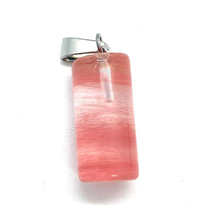 Natural Stone Pendant Featuring Love Charms For Jewelry Making