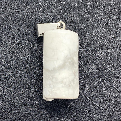 Natural Stone Pendant Featuring Love Charms For Jewelry Making