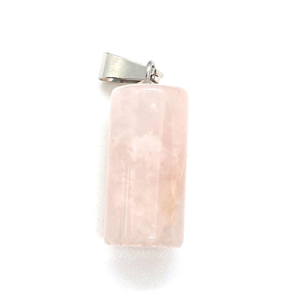 Natural Stone Pendant Featuring Love Charms For Jewelry Making