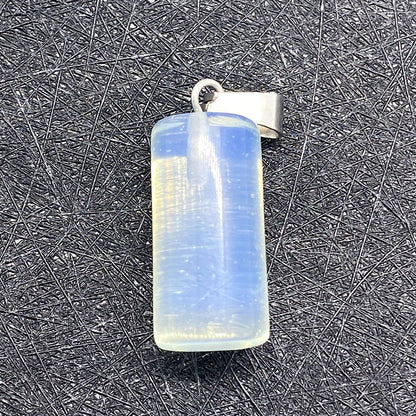 Natural Stone Pendant Featuring Love Charms For Jewelry Making