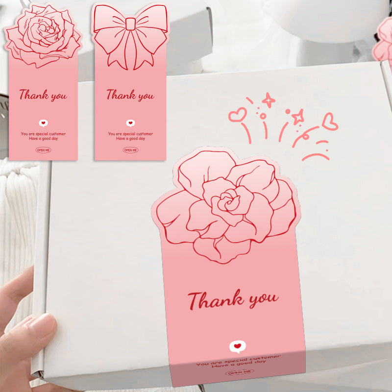 1 Piece Paper Flowers Featuring Love Charms, Perfect For Cards And Decorations