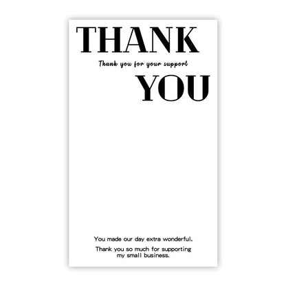 Rectangle Paper Sticker Featuring Love Charms Design, 1 Piece For Creative Stationery Use