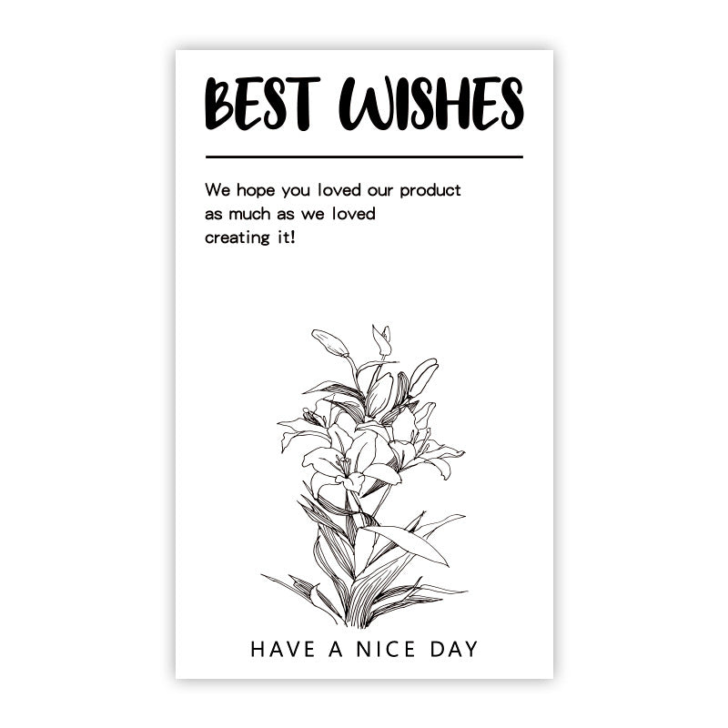 Rectangle Paper Sticker Featuring Love Charms Design, 1 Piece For Creative Stationery Use