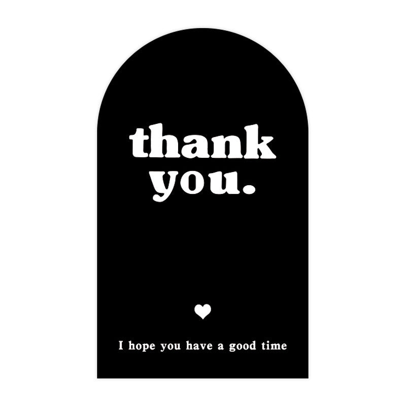 Rectangle Paper Sticker Featuring Love Charms Design, 1 Piece For Creative Stationery Use