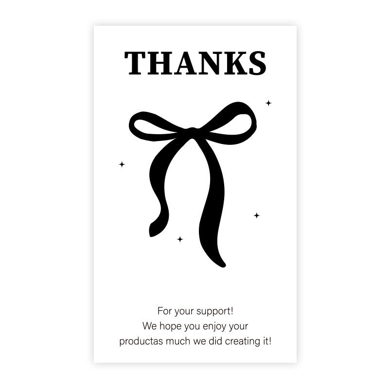 Rectangle Paper Sticker Featuring Love Charms Design, 1 Piece For Creative Stationery Use