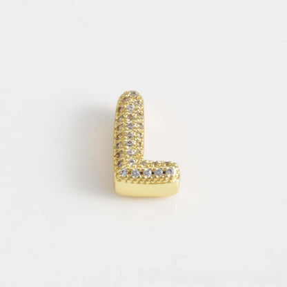 For Love Charms Copper Bracelets With Electroplated Gold Plating Featuring Zircon Inlay In Golden