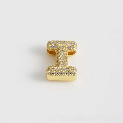 For Love Charms Copper Bracelets With Electroplated Gold Plating Featuring Zircon Inlay In Golden