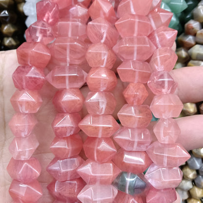 Natural Stone Spot Love Charms For DIY Jewelry Making