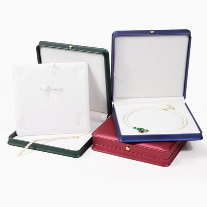 Plastic Necklace Box For Love Charms, 1 Piece, White Jewelry Packaging