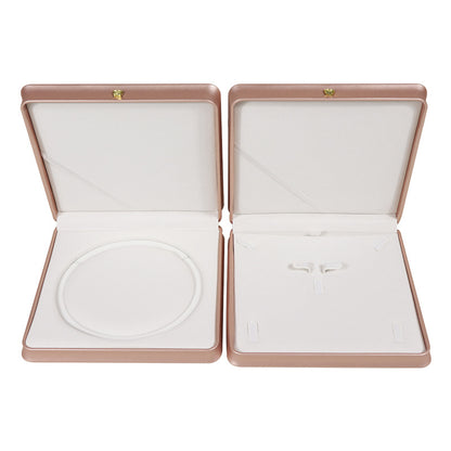 Plastic Necklace Box For Love Charms, 1 Piece, White Jewelry Packaging