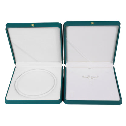Plastic Necklace Box For Love Charms, 1 Piece, White Jewelry Packaging