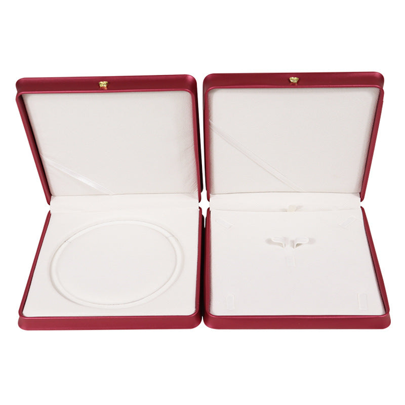 Plastic Necklace Box For Love Charms, 1 Piece, White Jewelry Packaging