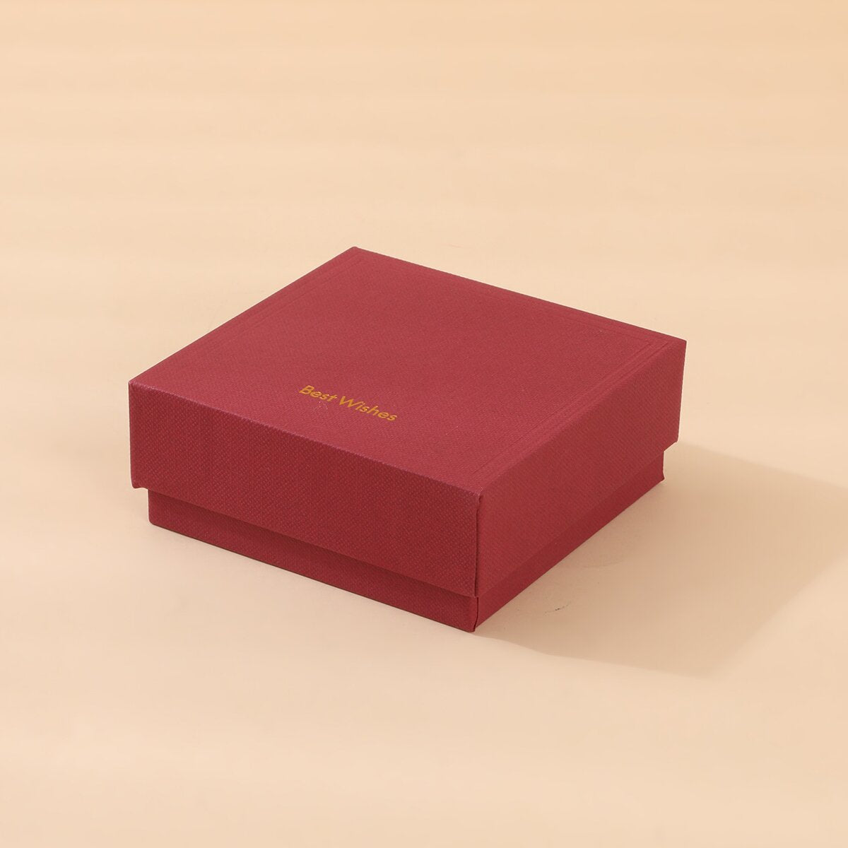 1 Piece White Paper Jewelry Box For Love Charms, Ideal For Elegant Jewelry Packaging