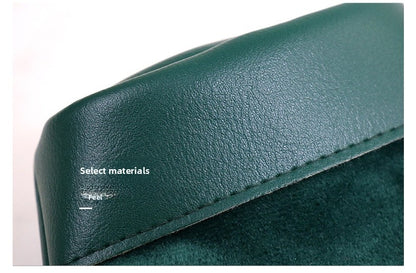 Artificial Leather Jewelry Packaging Bag In Coffer Color, Perfect For Love Charms Storage