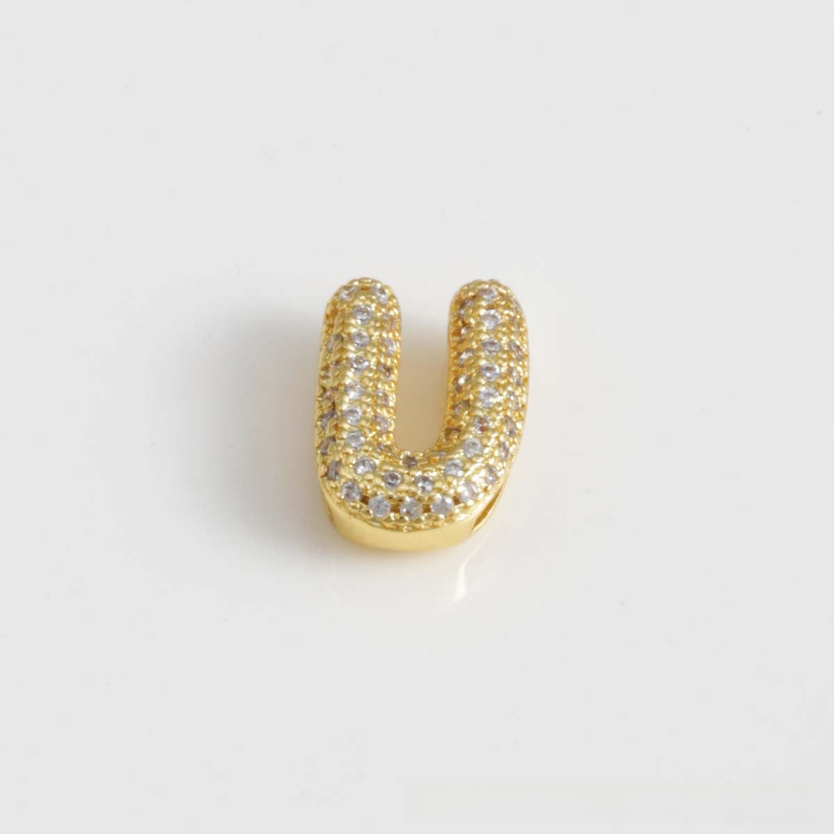 For Love Charms Copper Bracelets With Electroplated Gold Plating Featuring Zircon Inlay In Golden