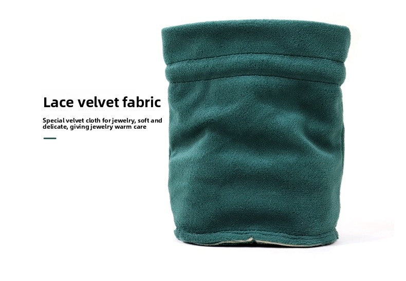 Artificial Leather Jewelry Packaging Bag In Coffer Color, Perfect For Love Charms Storage