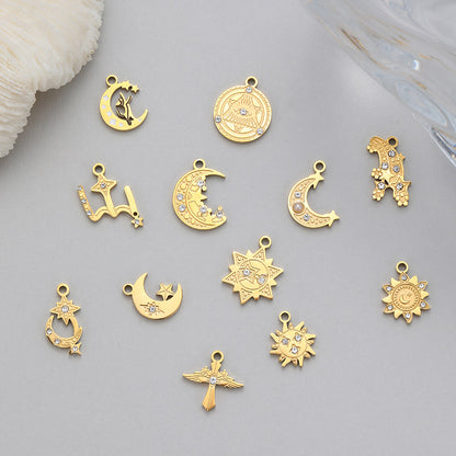Moon Pendant For Love Charms Featuring Elegant Design