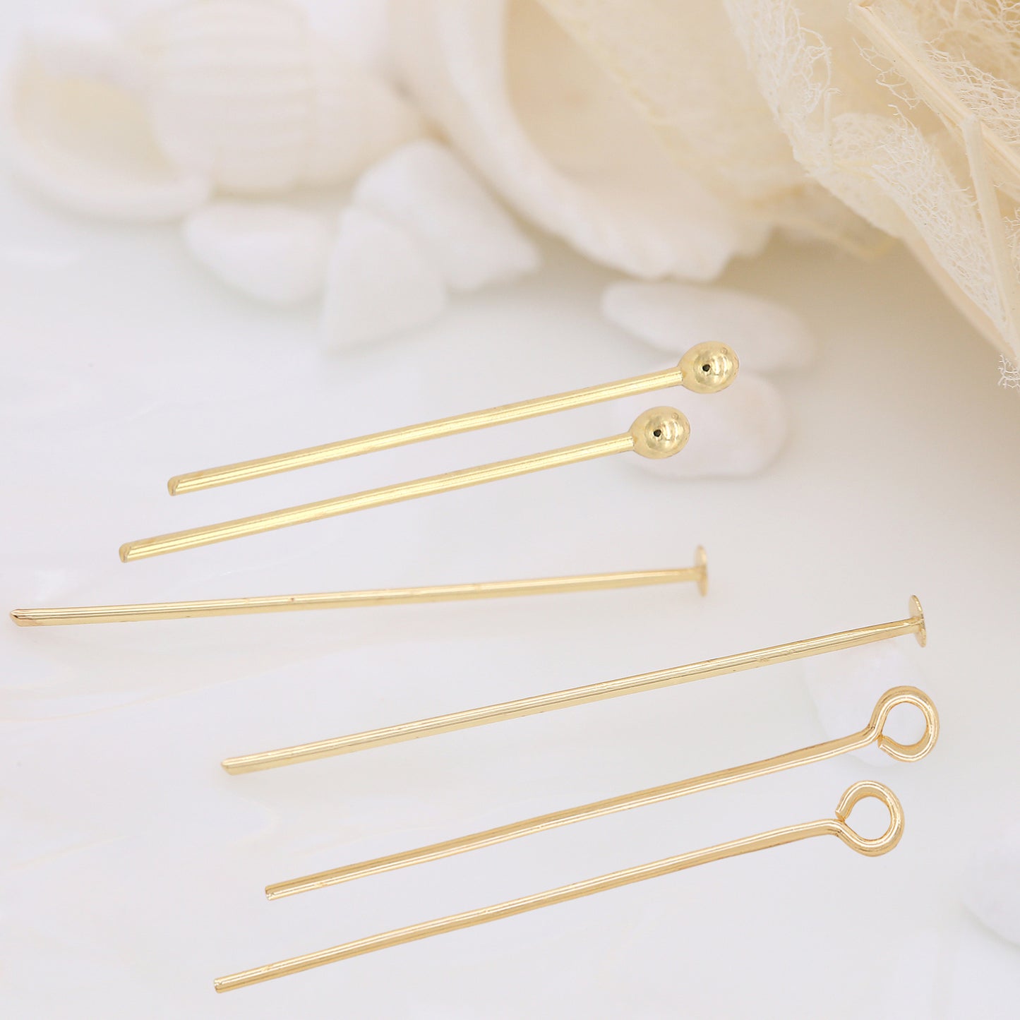 100 PCS/Package Copper Jewelry Pins For Crafting And Accessories