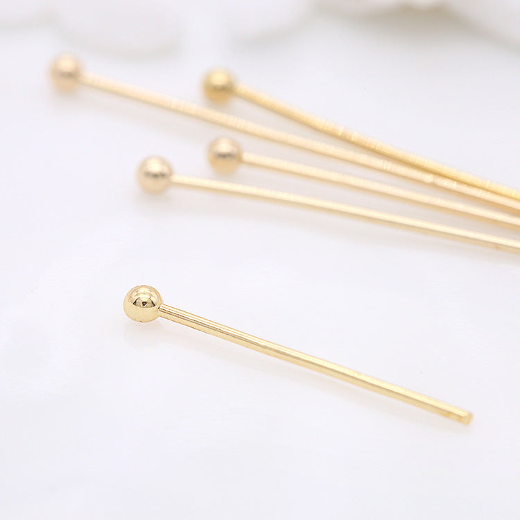 100 PCS/Package Copper Jewelry Pins For Crafting And Accessories
