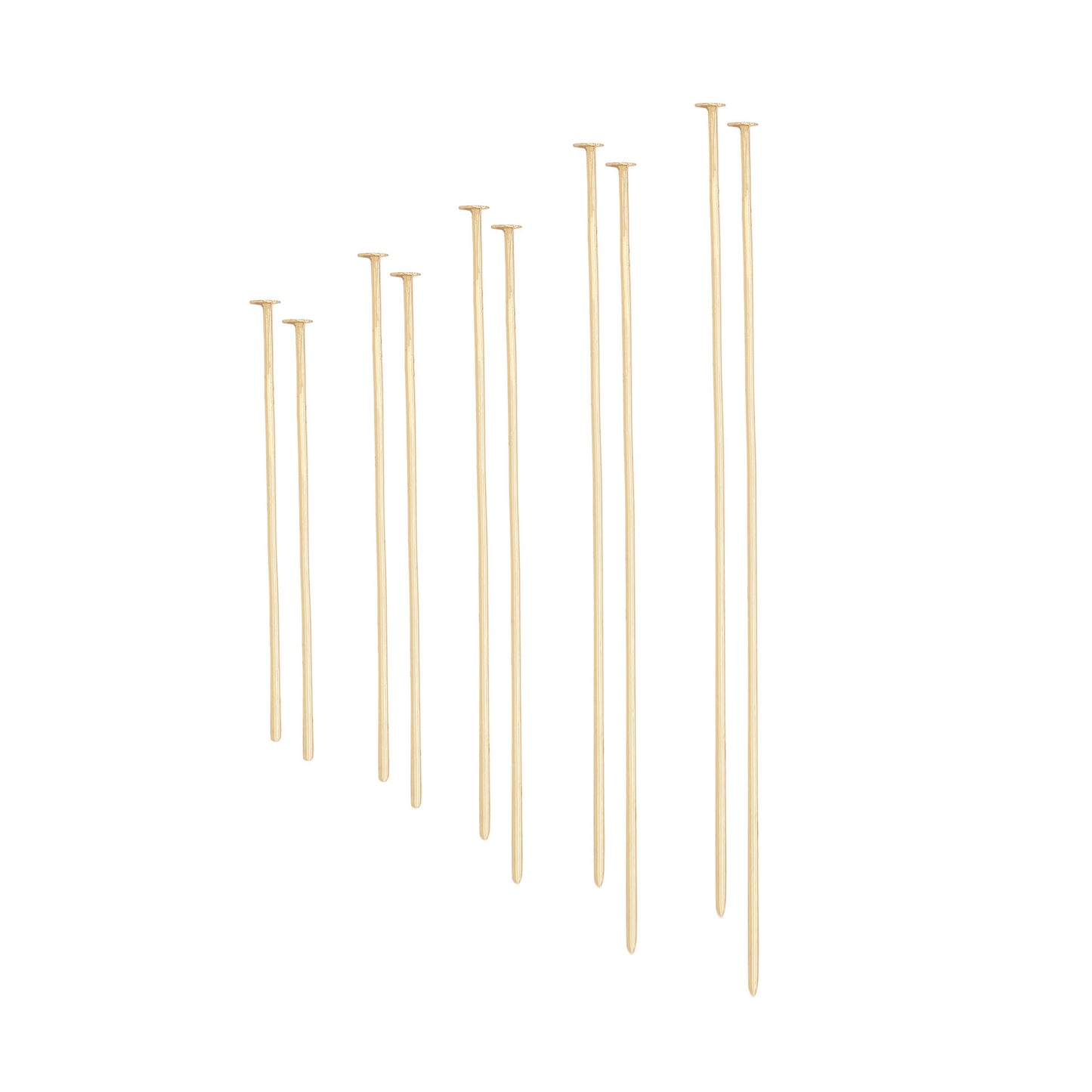 100 PCS/Package Copper Jewelry Pins For Crafting And Accessories